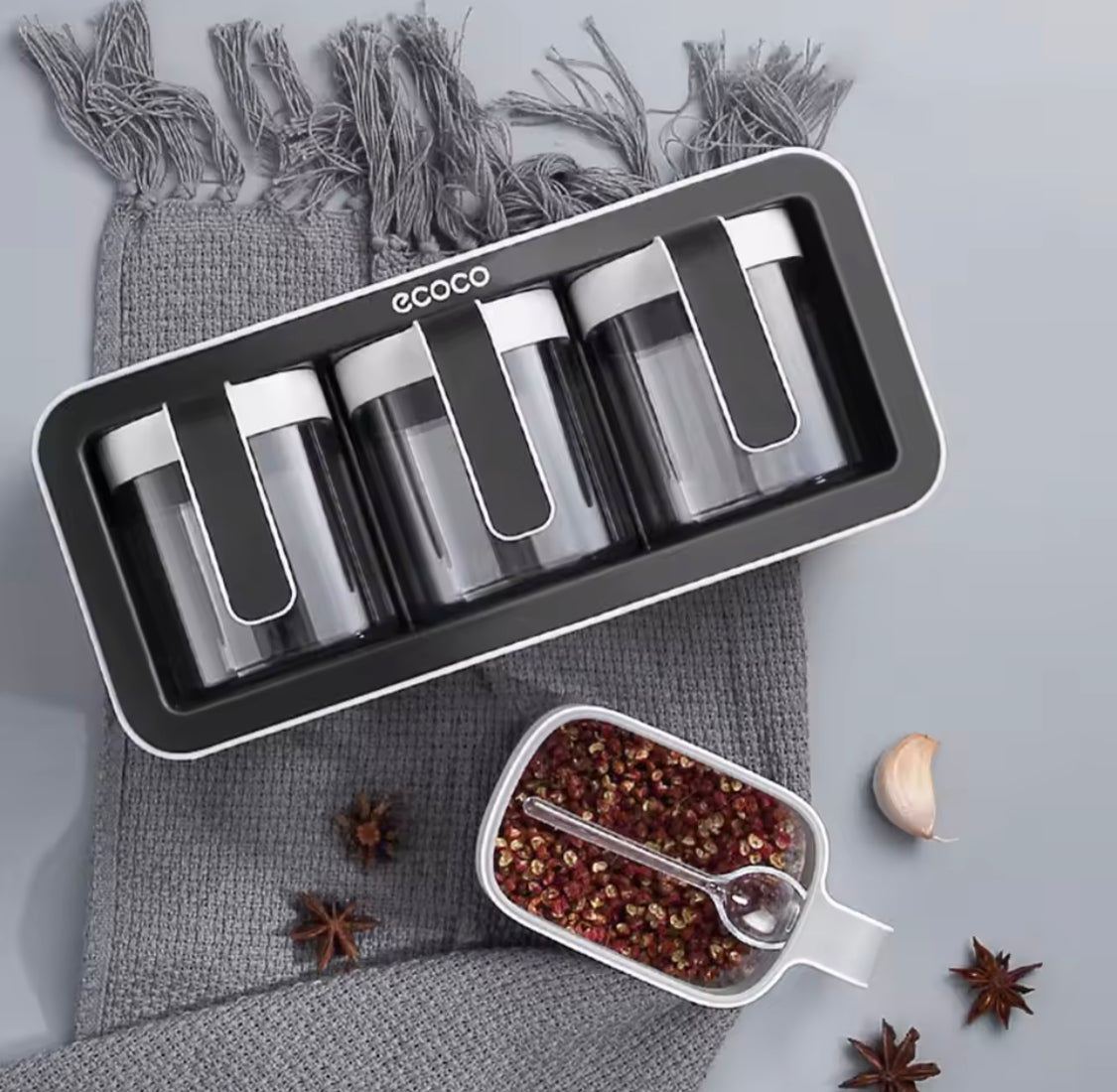 Wall Mounted Spice Rack With Spoons, Multifunctional Spice Storage Condiment Storage Rack, Herb Spices Storage Condiment Jar, Kitchen Gadget Device Sets Wall Mounted Spice Rack With Spoons, Multifunctional Spice Storage Condiment Storage Rack, Herb Spices Storage Condiment Jar, Kitchen Gadget Device Sets